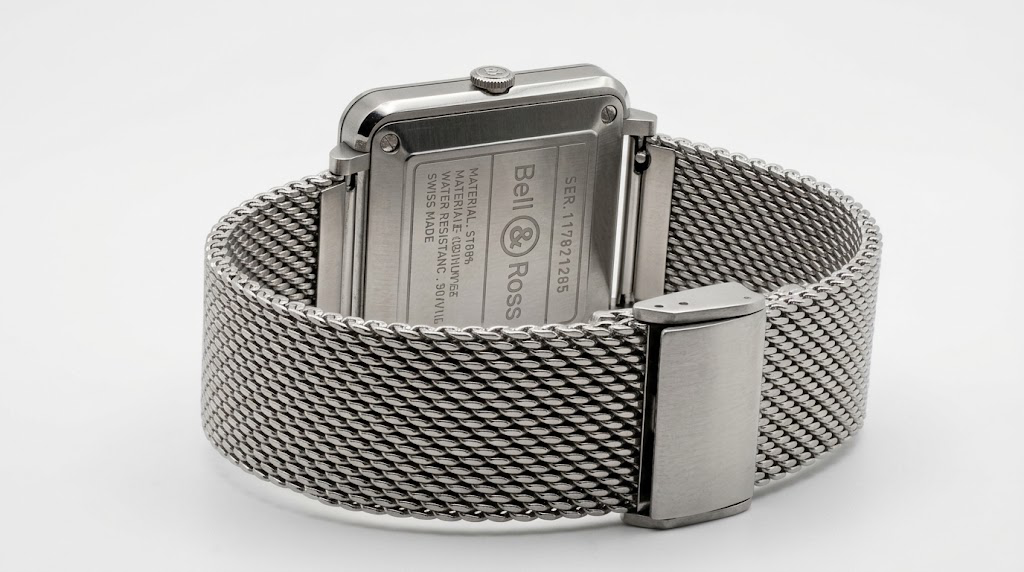 20mm Quality Mesh strap Stainless steel mesh with folding clasp - supplied by Staib in Germany photo 1