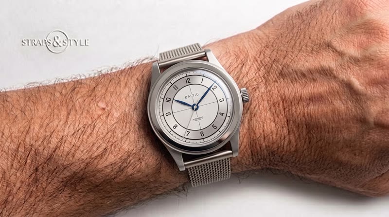 Baltic watch on a Straps&Style mesh bracelet, view 1